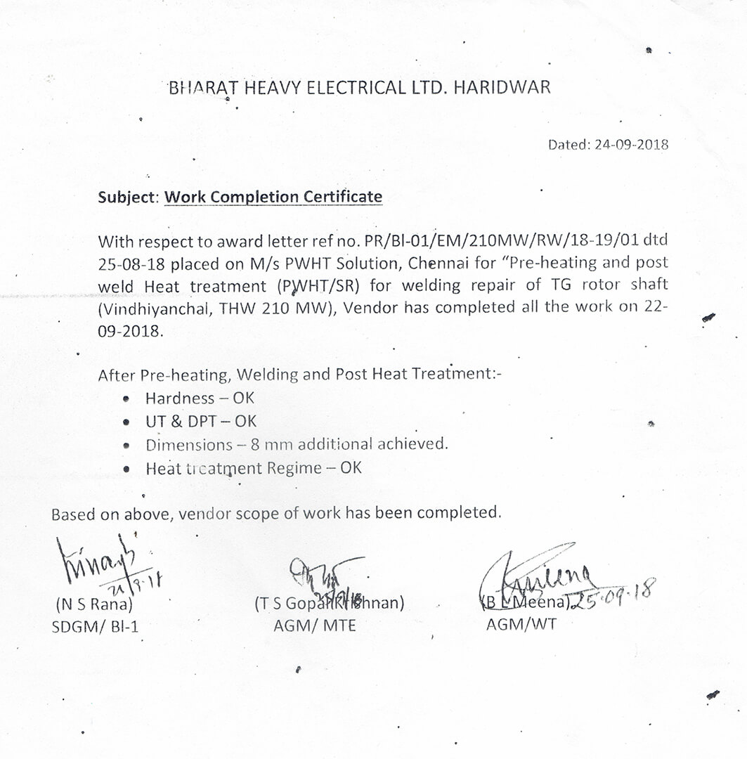 Bharat Heavy Electricals Limited