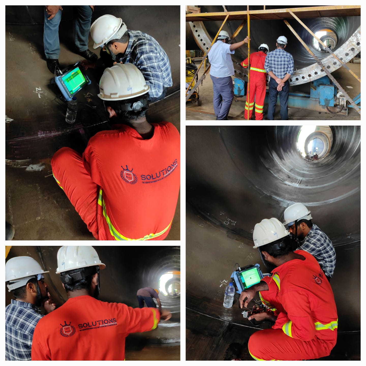 We are always happy to work with Client’s like ReNew Power, TOFD inspection for Wind turbine towers.